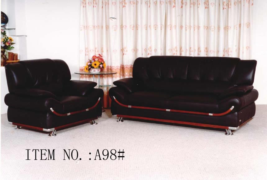 LEATHER SOFA #A98