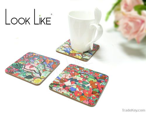 Gift set puzzle coaster set of 6 for coffee mug, drinking coaster with