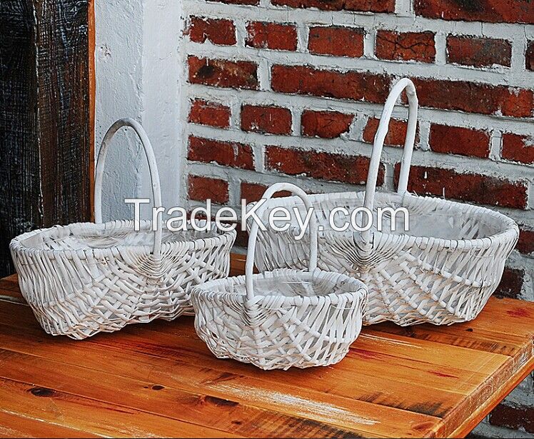 willow flower basket