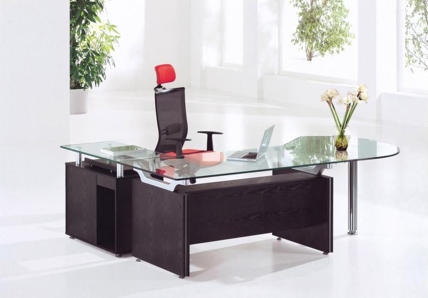 Glass Executive Desk