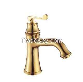 Direct factory golden basin faucet