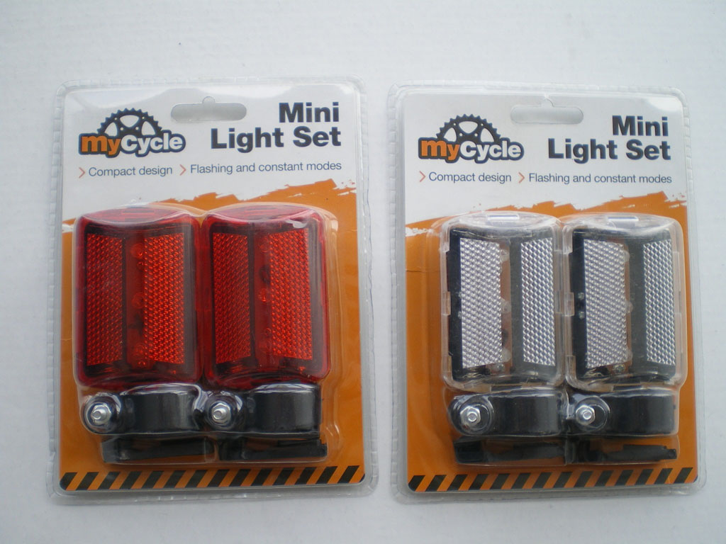 2PK MINI BICYCLE LIGHT SET