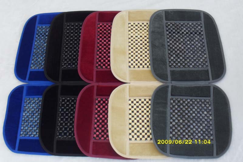 wooden bead car seat cushion