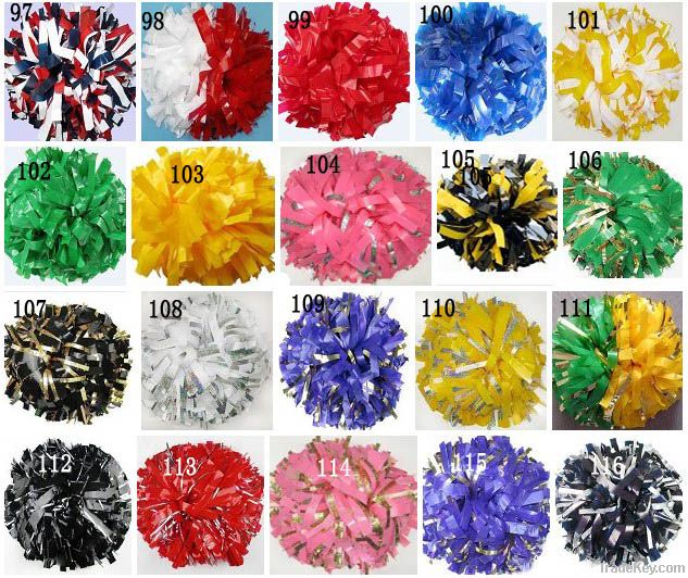 cheerleading dual-head pom poms custom style, color