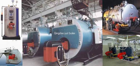 oil/gas fired steam boiler