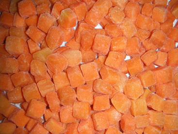 Frozen Carrot Dices