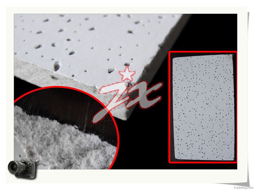 China sound absorbation mineral fiber board (with beautiful pattern)