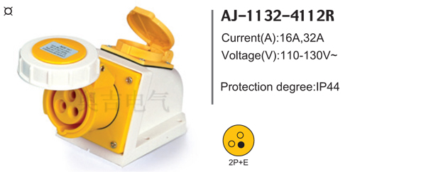 Industrial sockets AJ-1132-4112R