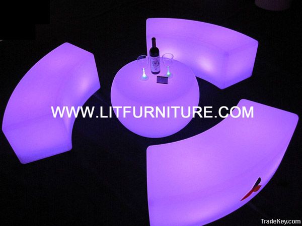 led bench/led garden bench/led outdoor bench/led bar bench