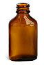 Amber glass bottle
