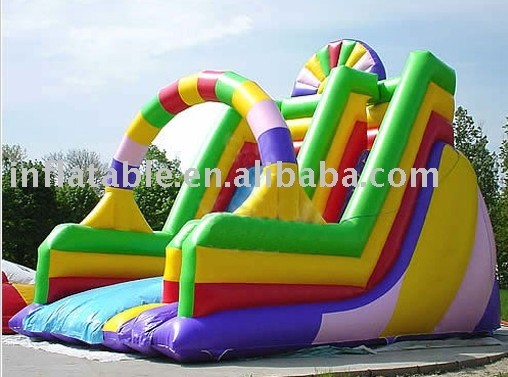 inflatable slide