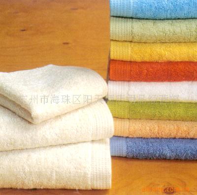 Luxury plain color towel set