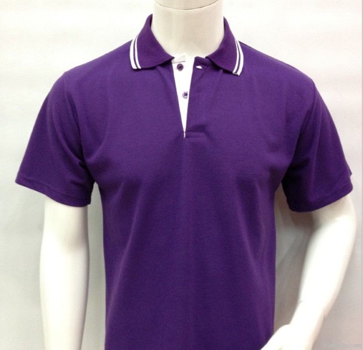 210g poly and cotton men&#039;s quality polo shirts