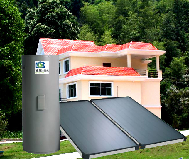 flat plate solar water heater