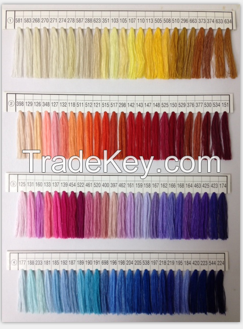 100% polyester spun yarn for sewing thread