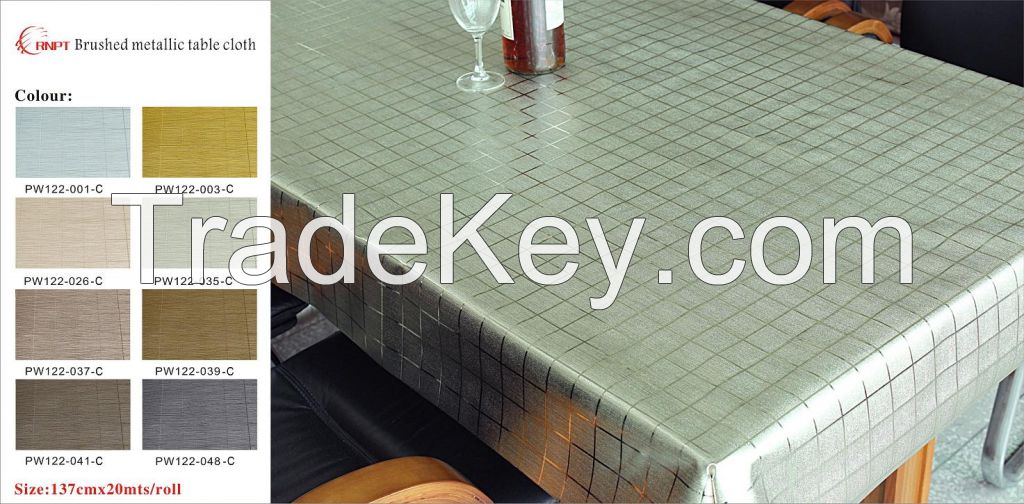 RNPT - Brushed Metallic Table Cloth