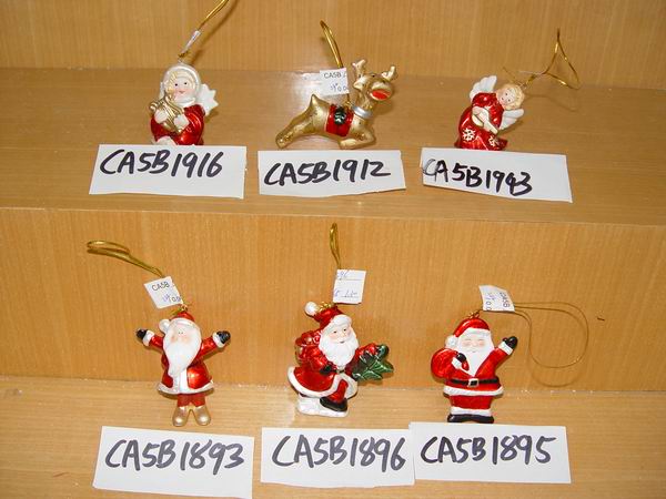 Ceramic Hanging Christmas ornaments