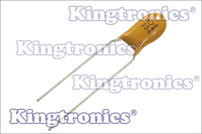 Dipped tantalum capacitors