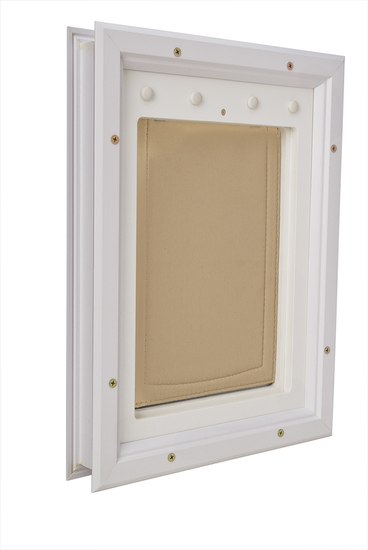 Medium -Energy Efficient Dog Door for Exterior Door