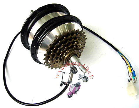 MOTEUR 500W 36V POUR ROUE ARRIÈRE BRUSHLESS