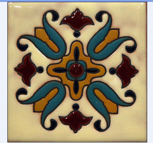 terra cotta hand peniting tile