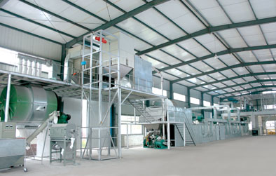 Belt dryer for moulding compound