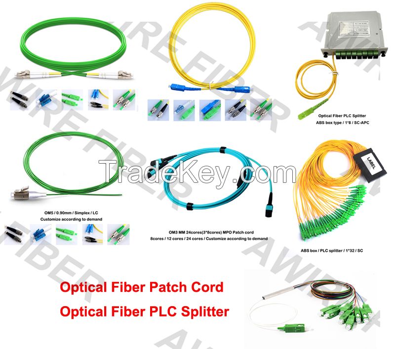 Awire Fiber Optic cable Patch Cord Pigtail SM G652D LC to LC connector for FTTH