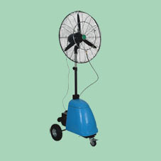 Water misting fan, mist fan, fog fan