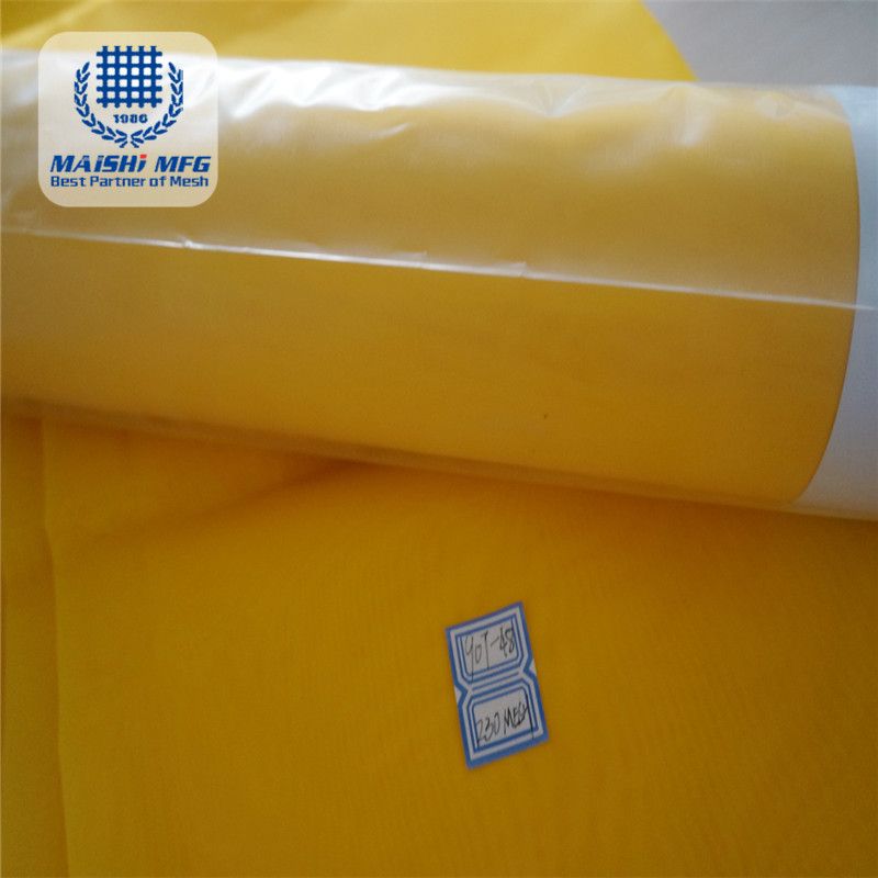 high tension monofilament polyester 43t screen printing mesh