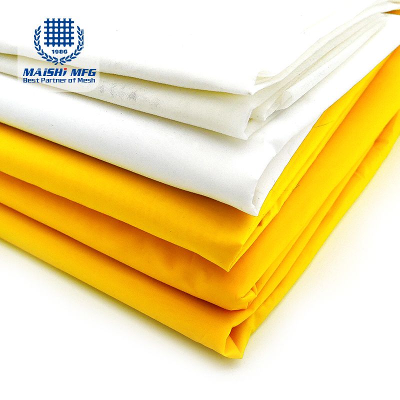 High tension polyester mesh for screen printing