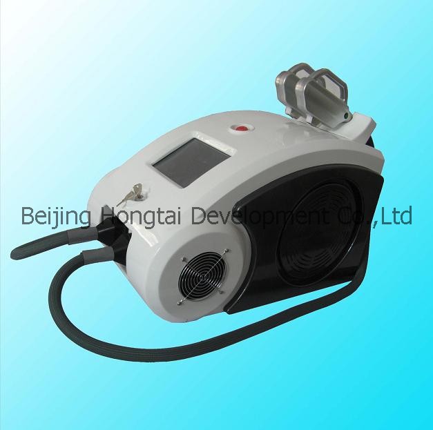 IPL+RF(E-light):has all benefits of IPL&RF, deeply removal hair and ski