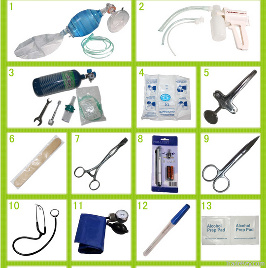 Surgical First-aid Kit for Resuscitation