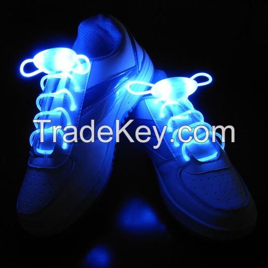 LED Shoelaces Light Up Shoe Laces with 3 Modes Flash Lighting the Night for Party Hip-hop Dancing Cycling Hiking