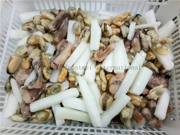 Seafood mix, (squid, mussel, clam, surimi)