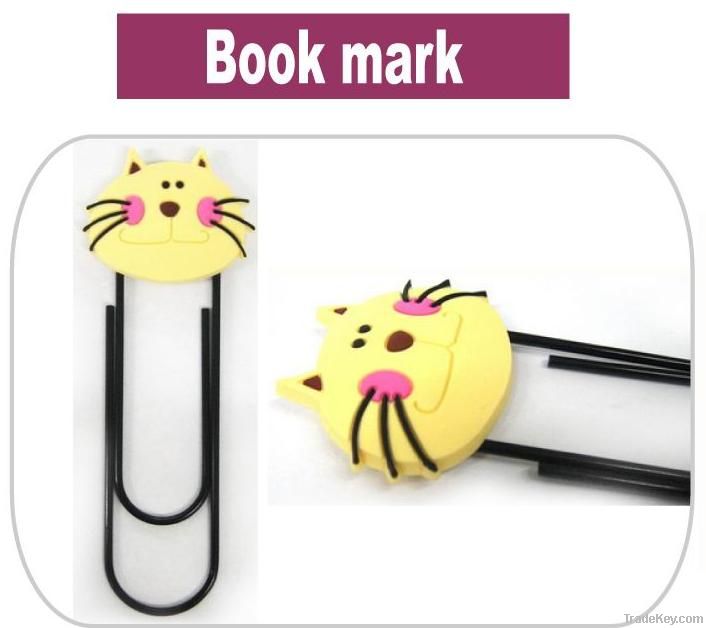 2d & 3d soft pvc book mark