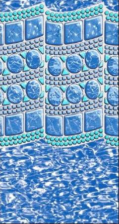 swimming printed pool liner