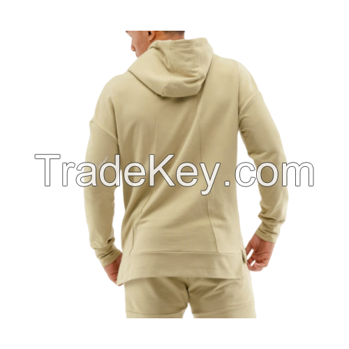 Customise Men Warm Gym Fitness Hoodie Pullover Fleece French Terry Cotton Velour/velvet