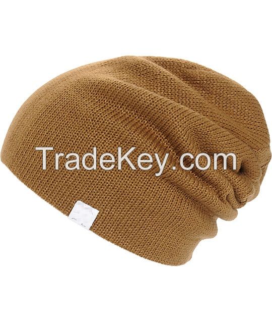 custom girl Patch oem embroidery printing Beanie winter hat