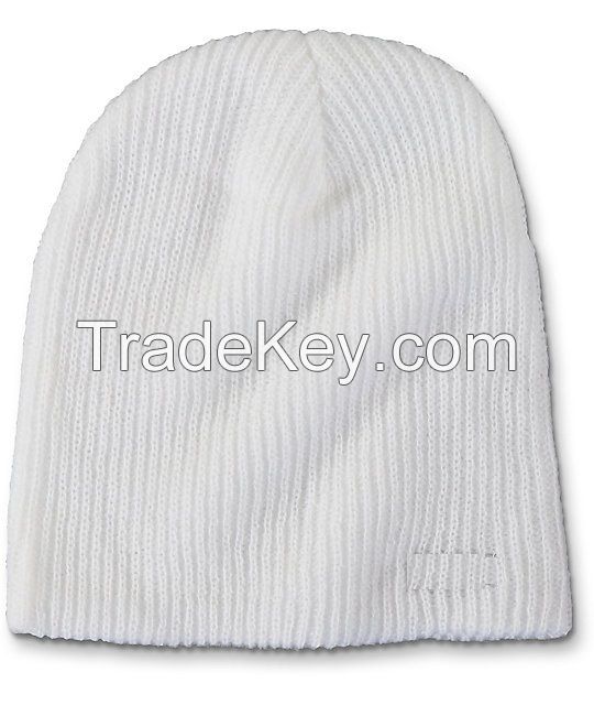 custom girl Patch oem embroidery printing Beanie winter hat