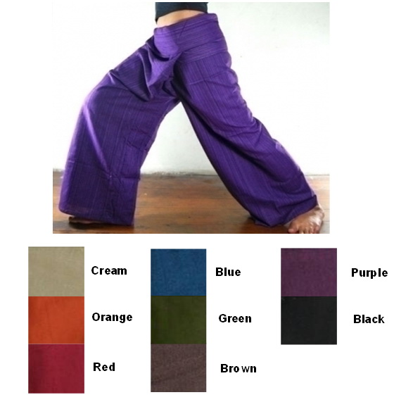 Fisherman Pants&Yoka BOHO trousers 100% organic cotton.