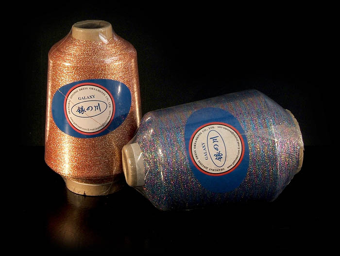 weaving metallic thread