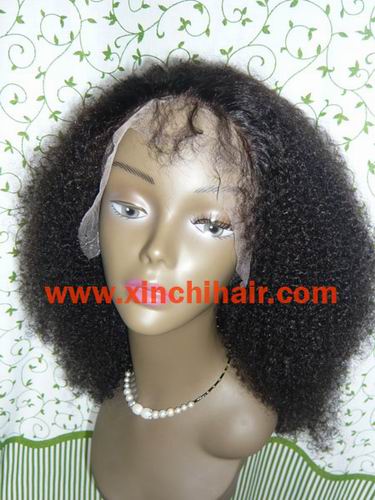 human hair lace front wig