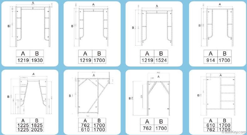 Scaffolding products