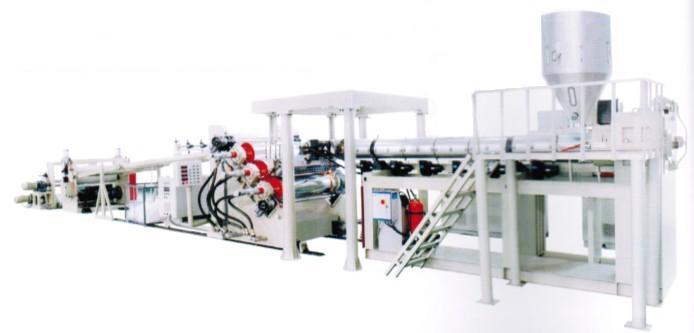 Plastic sheet machine