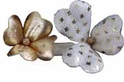 Handicafts Ribbon Flowers-CLVER076