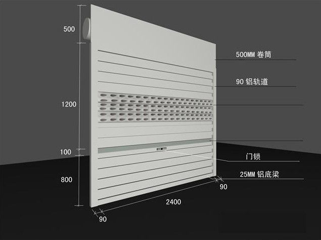 Stainless Steel Rolling Up Grilles