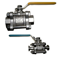 Three Piece Ball Valve