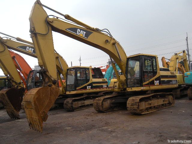 Used Caterpillar 320B crawler excavator