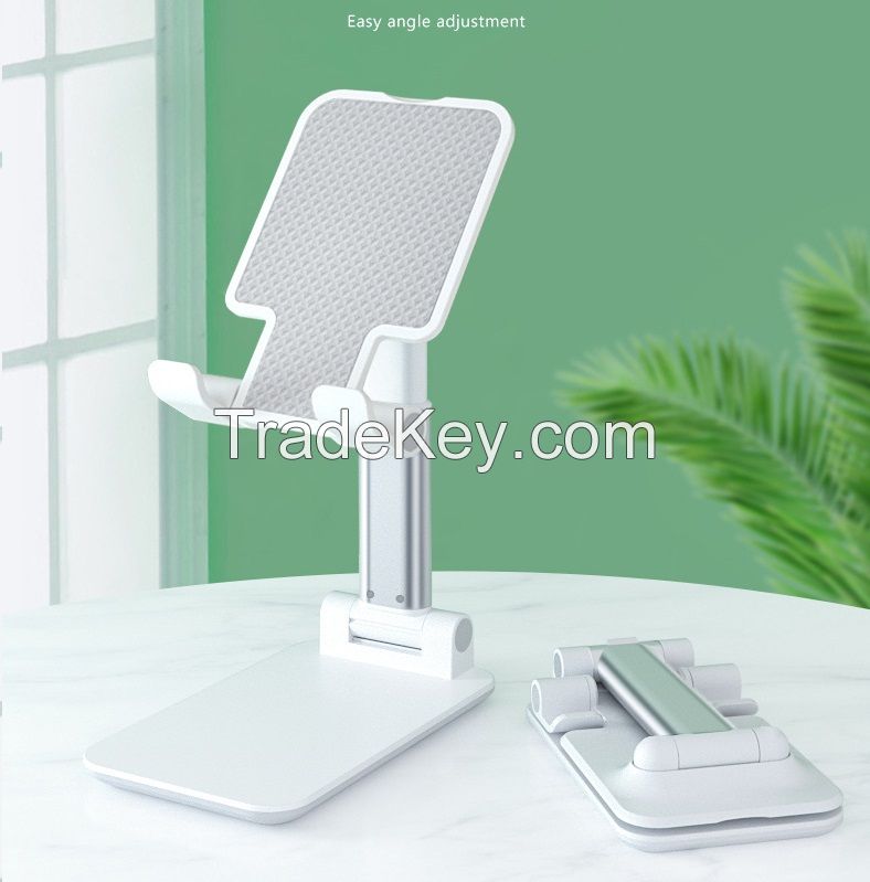 Live streaming holder mini portable foldable and retractable desktop stand new heavy-duty anti slip mobile phone tablet stand