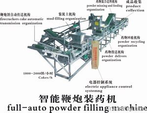 chemical powder filling machine for firecrackers